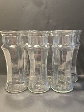 Set of 6 Vintage Red Lobster Lighthouse Glasses